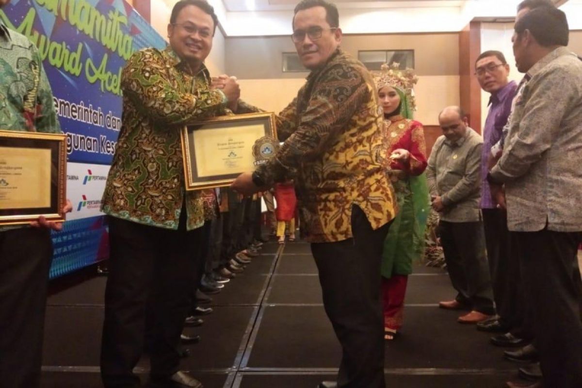 Pertamina EP Rantau Field dapat Penghargaan Padmamitra Pemprov Aceh