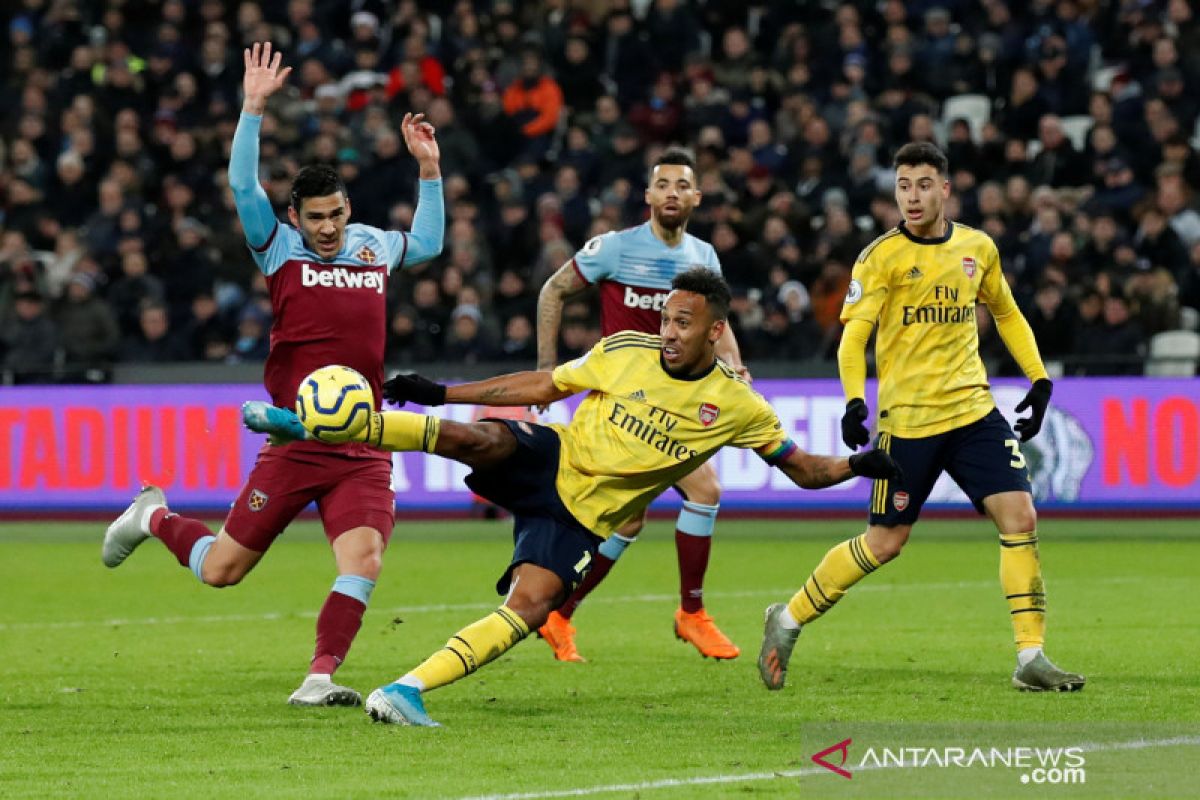 Lumat West Ham United kemenangan pertama Arsenal di bawah asuhan Ljungberg