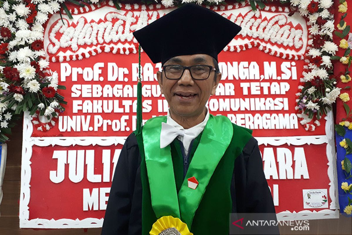 Mantan wartawan ANTARA dikukuhkan sebagai guru besar Moestopo