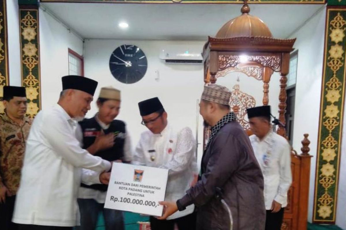 Padang salurkan bantuan untuk Palestina melalui ACT