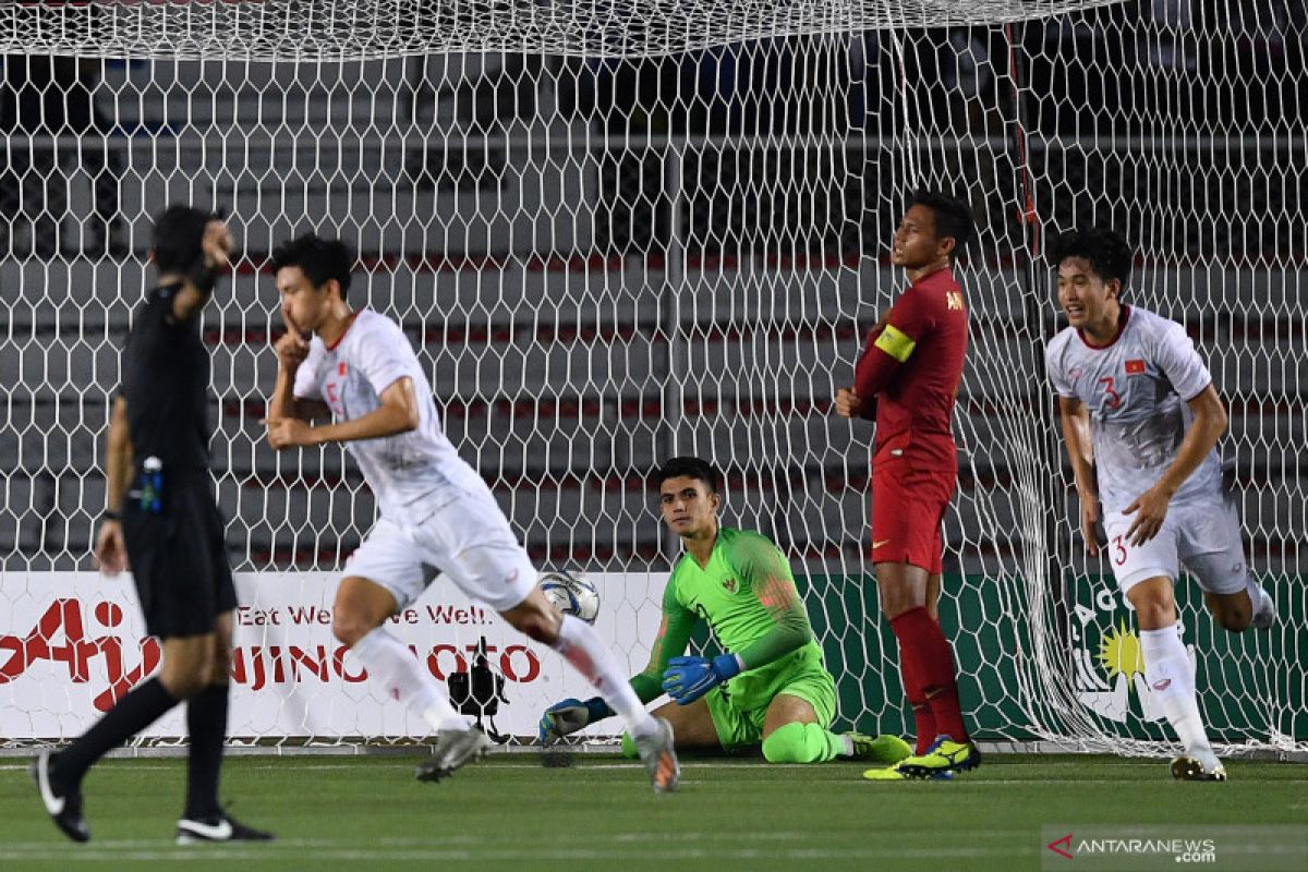 Indonesia gagal raih emas sepak bola, takluk 0-3 dari Vietnam