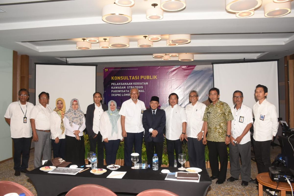 Bupati Lombok Utara menghadiri konsultasi publik KSPN