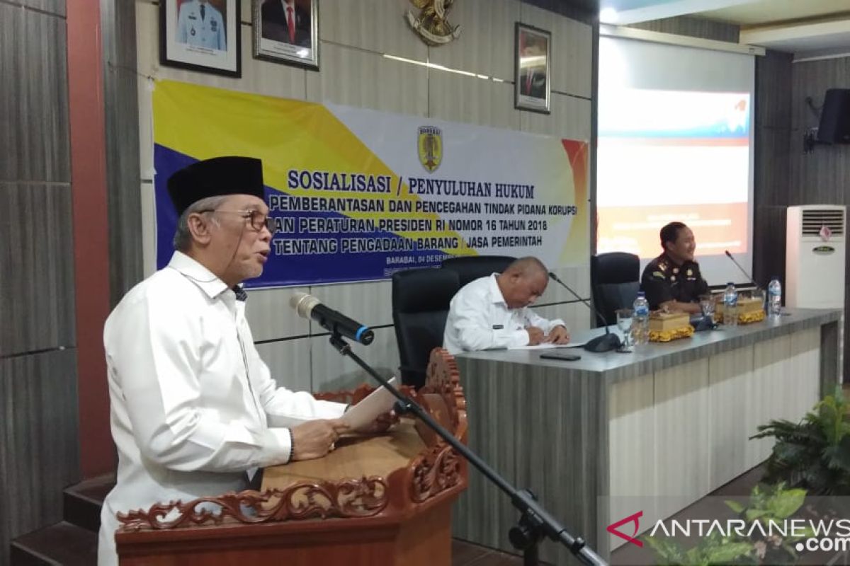 Bupati HST buka sosialisasi penyuluhan hukum