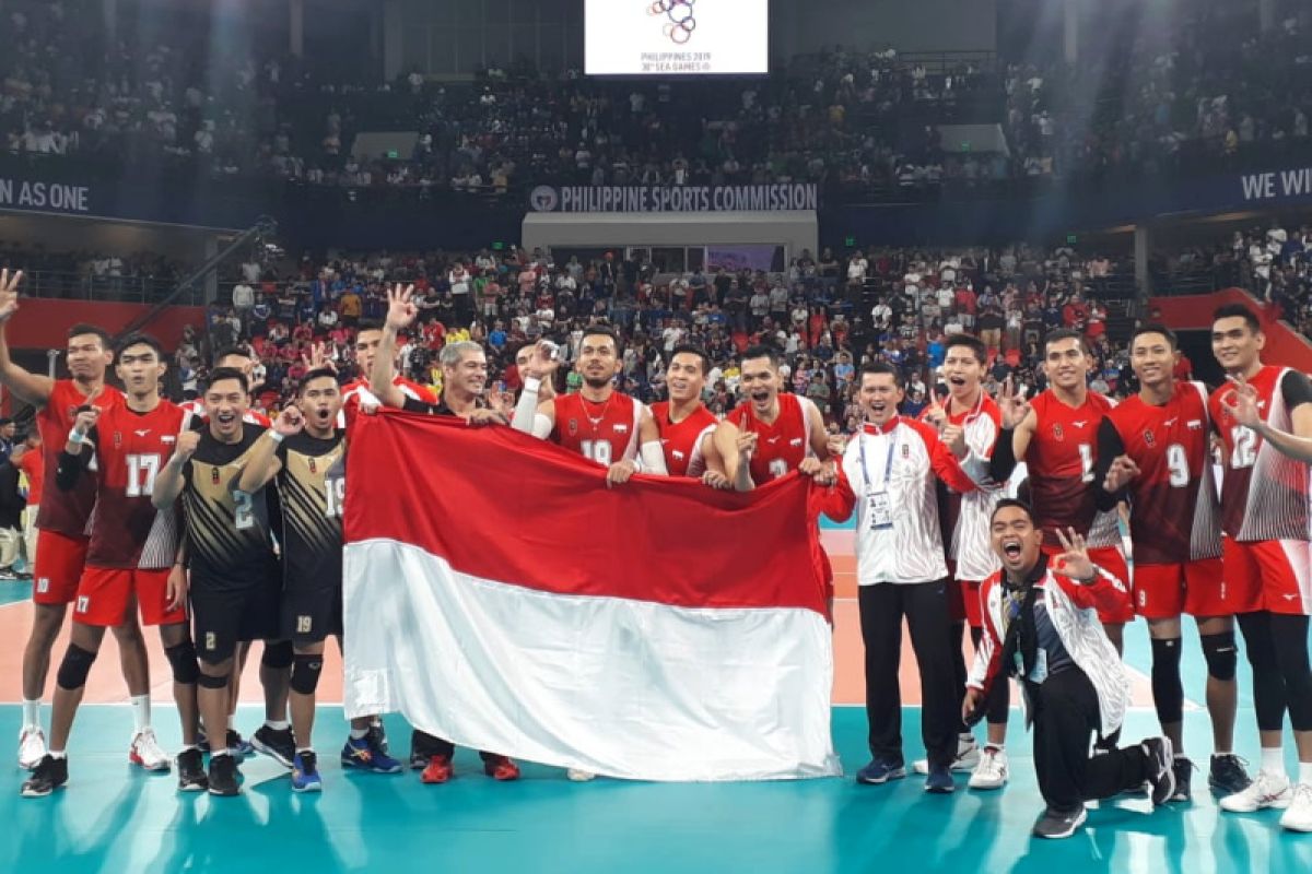 SEA Games 2019: Menunggu 10 tahun, voli putra Indonesia kembali rebut medali emas