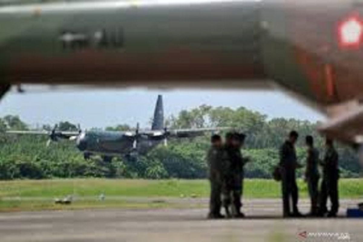 TNI kerahkan Hercules angkut Alkes Covid-19 dari Shanghai