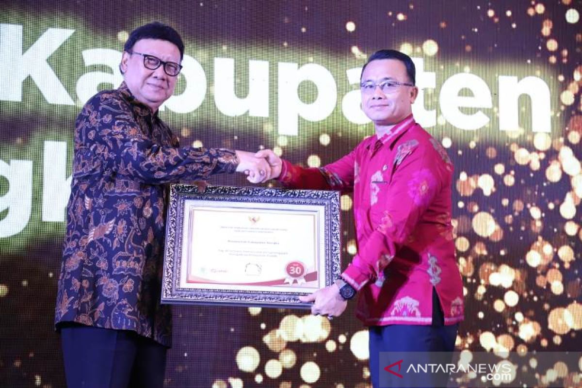 Wabup Bangka bawa pulang penghargaan Top 30 Pengelolaan Pengaduan Pelayanan Publik 2019