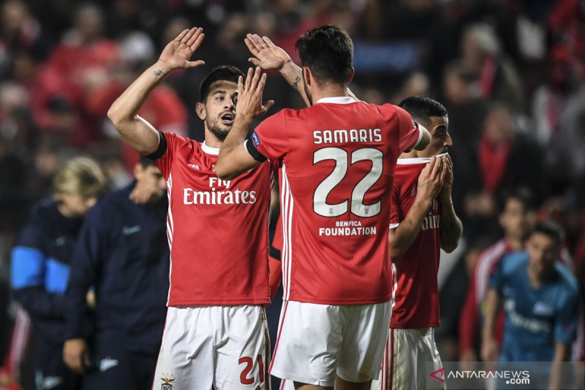 Liga Champions, Benfica kunci tiket Liga Europa dengan taklukkan Zenit