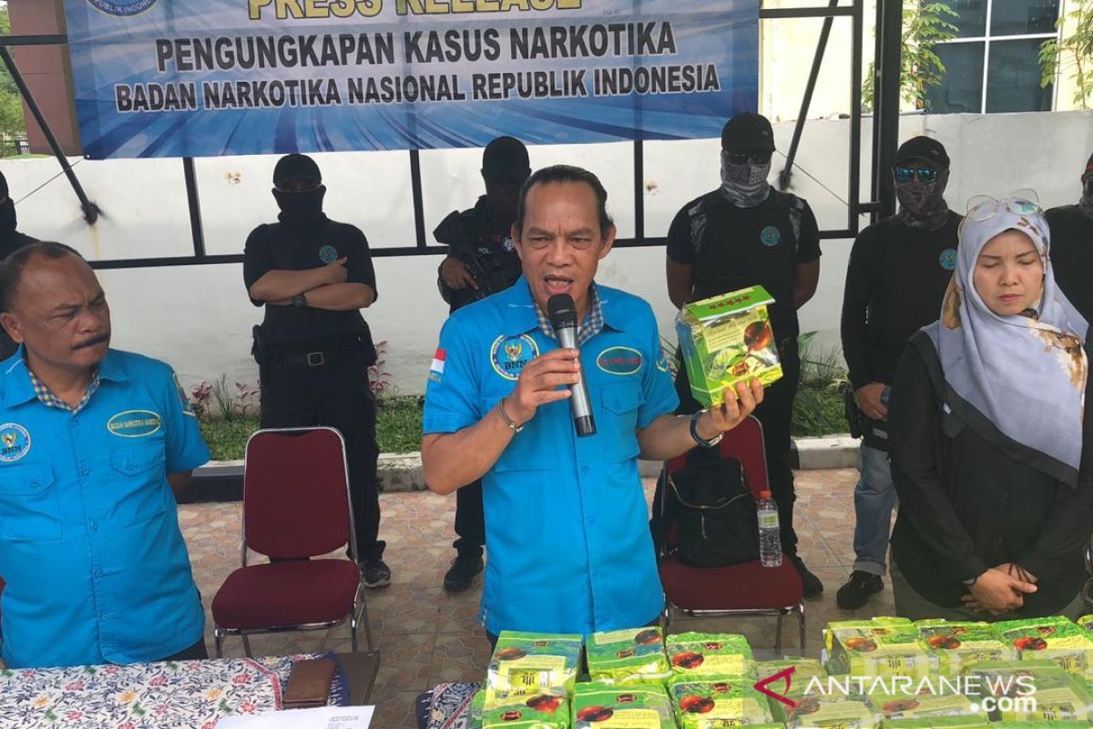 BNN gagalkan penyelundupan narkoba dari Malaysia di Medan