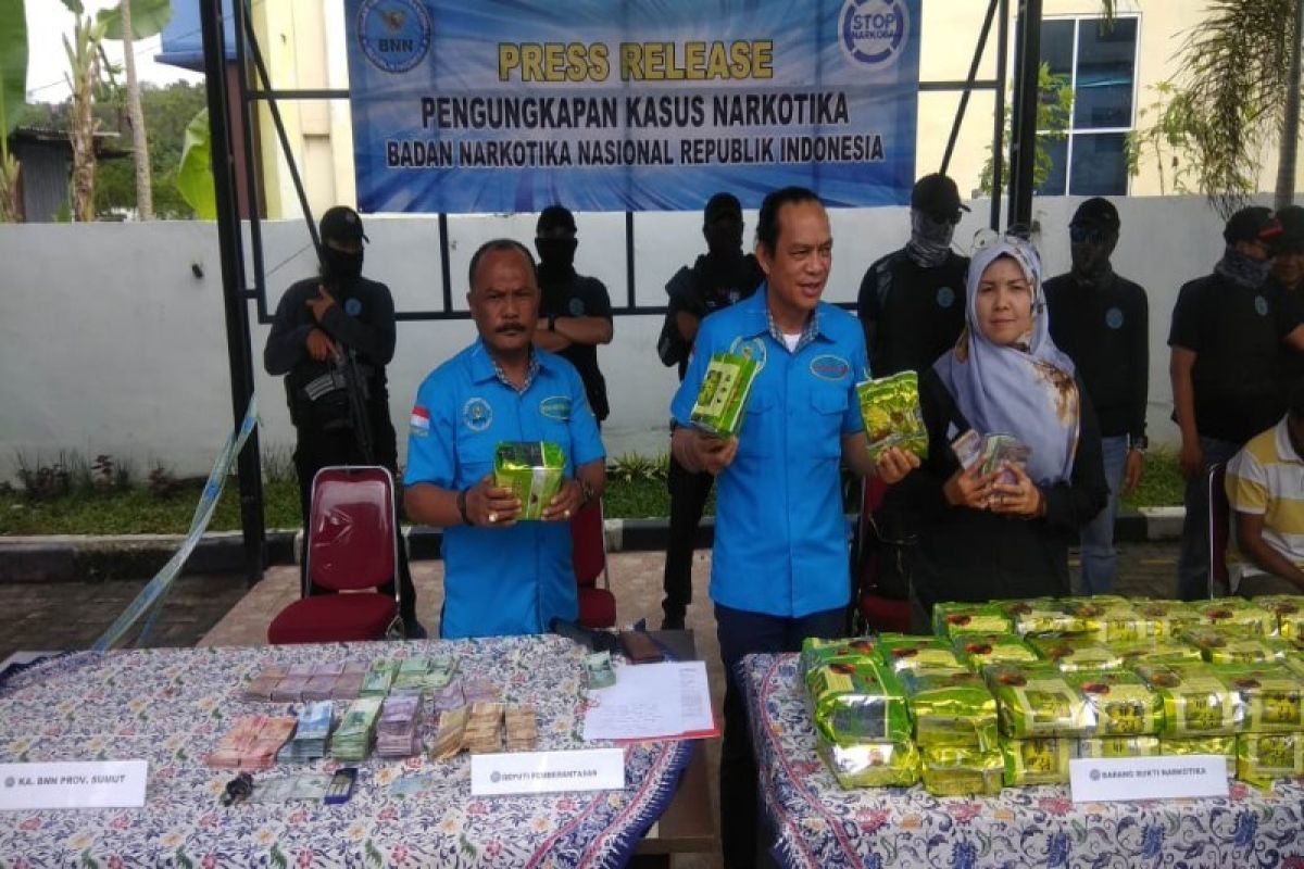 Parbetor penyimpan sabu 50 kg diimingi upah Rp15 juta per bulan