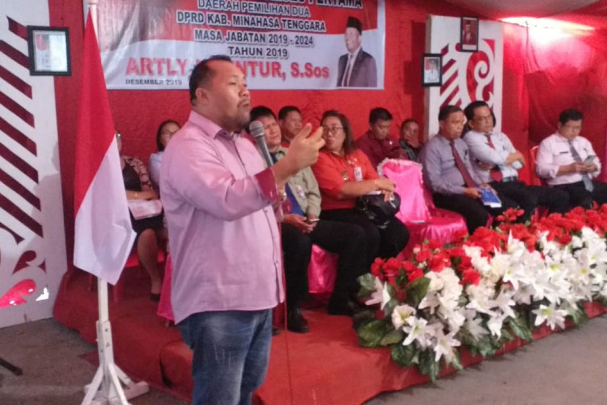 Anggota DPRD Minahasa Tenggara serap aspirasi warga