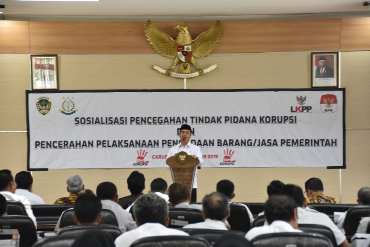 Pemkab Madiun sosialisasikan pencegahan tindak pidana korupsi