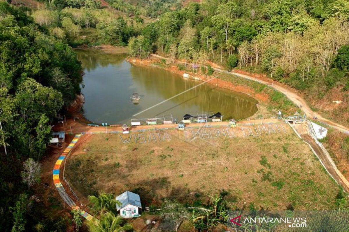 Dibangun dengan dana desa, Objek wisata Embung Dumati yang memikat