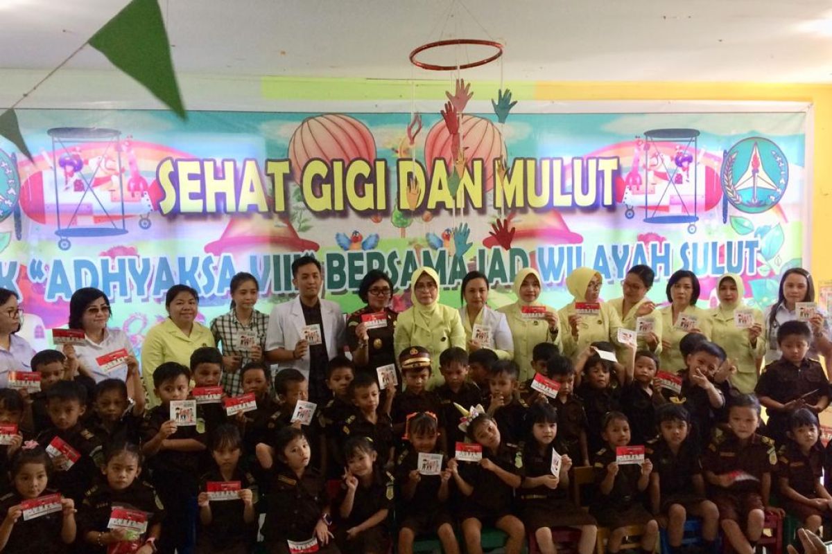 IAD Sulawesi Utara  lakukan penyuluhan kesehatan mulut kepada anak-anak