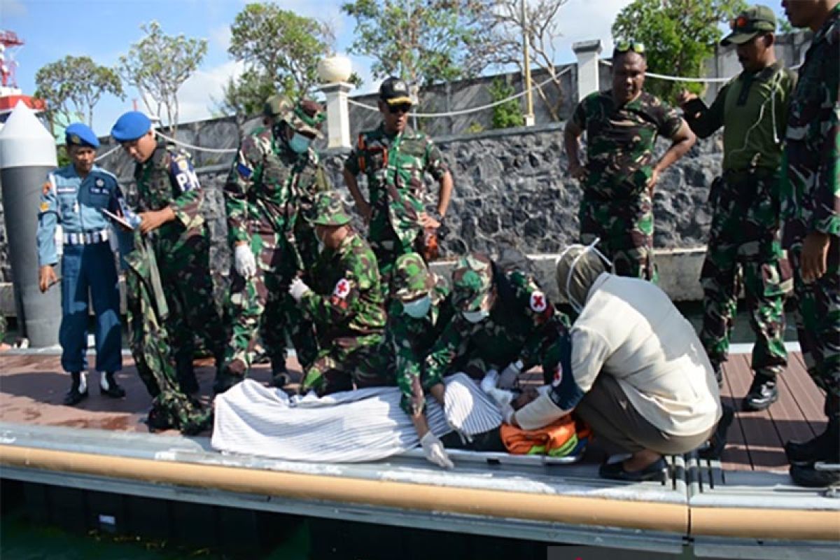 Lantamal V Denpasar simulasikan ancaman teror bom