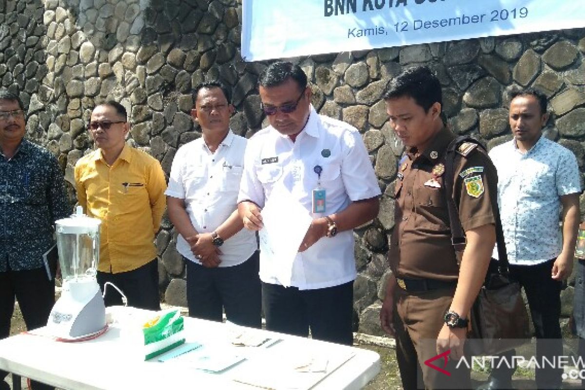 BNN Kota Gunungsitoli musnahkan barang bukti narkotika