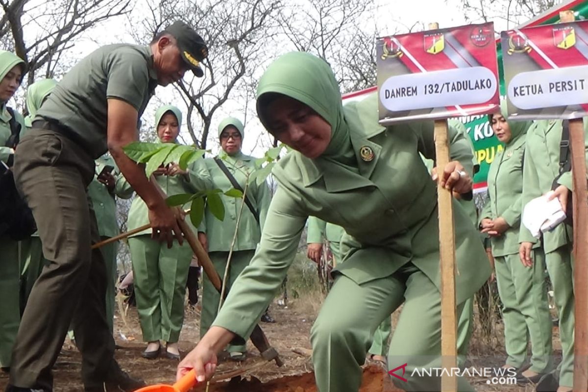 TNI AD tanam 3.000 bibit pohon di Hutan Kota Palu