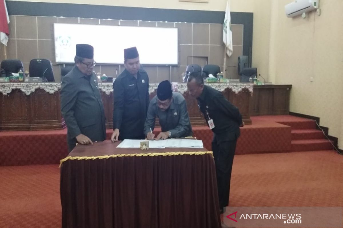 DPRD Balangan gelar Rapat Paripurna Penetapan Program Pembentukan Perda Tahun 2020