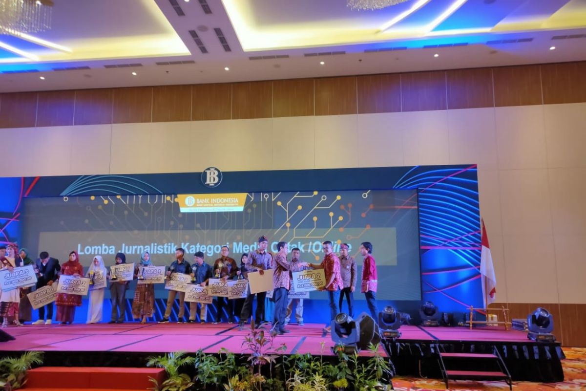 Pewarta ANTARA Juara II Lomba Karya Jurnalistik Bank Indonesia