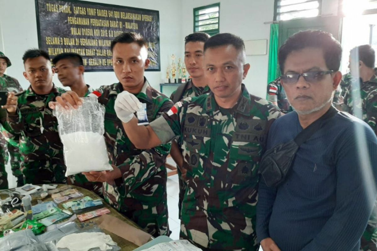 Satgas Pamtas gagalkan penyelundupan sebanyak 51 kilogram sabu