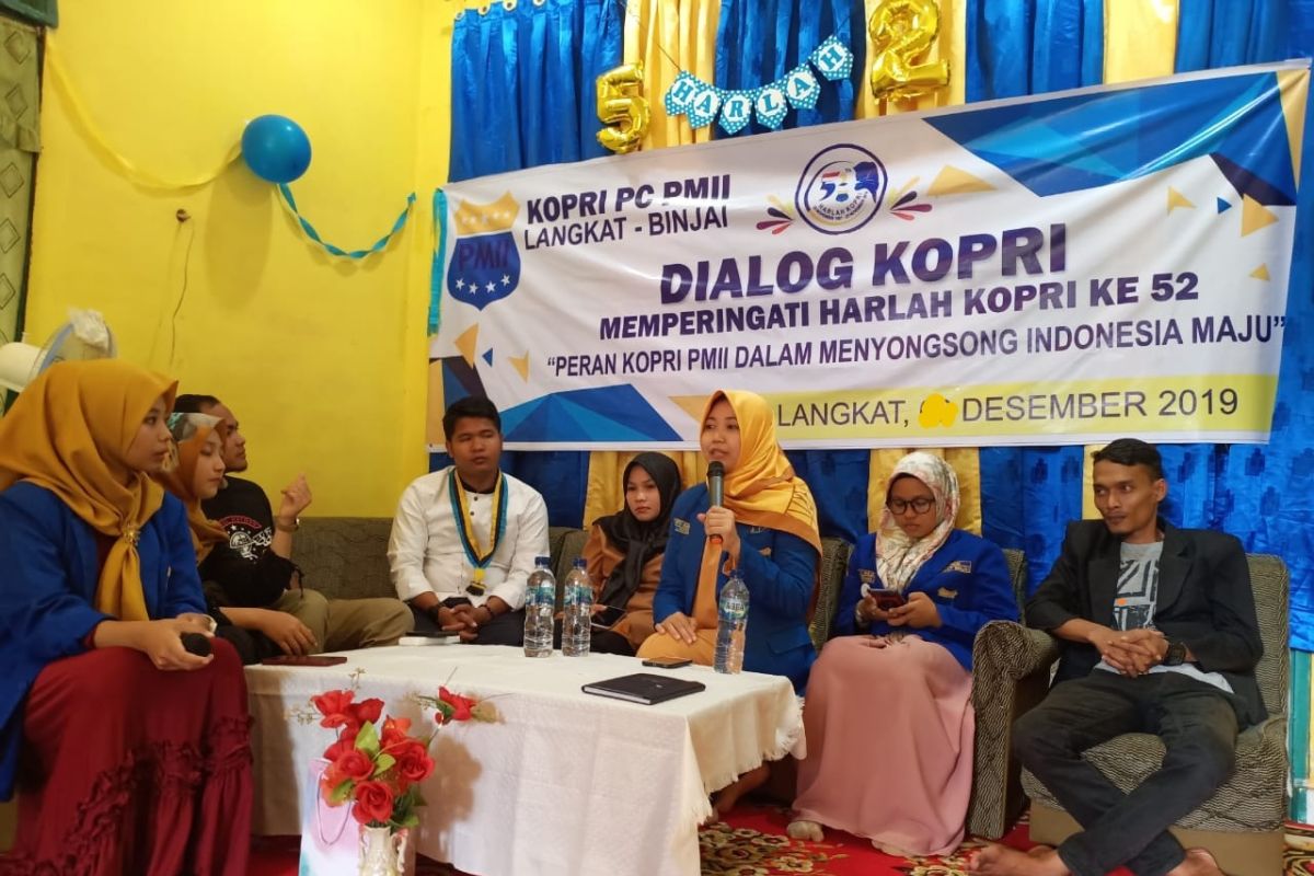 Kopri PMII Langkat-Binjai teruslah berproses