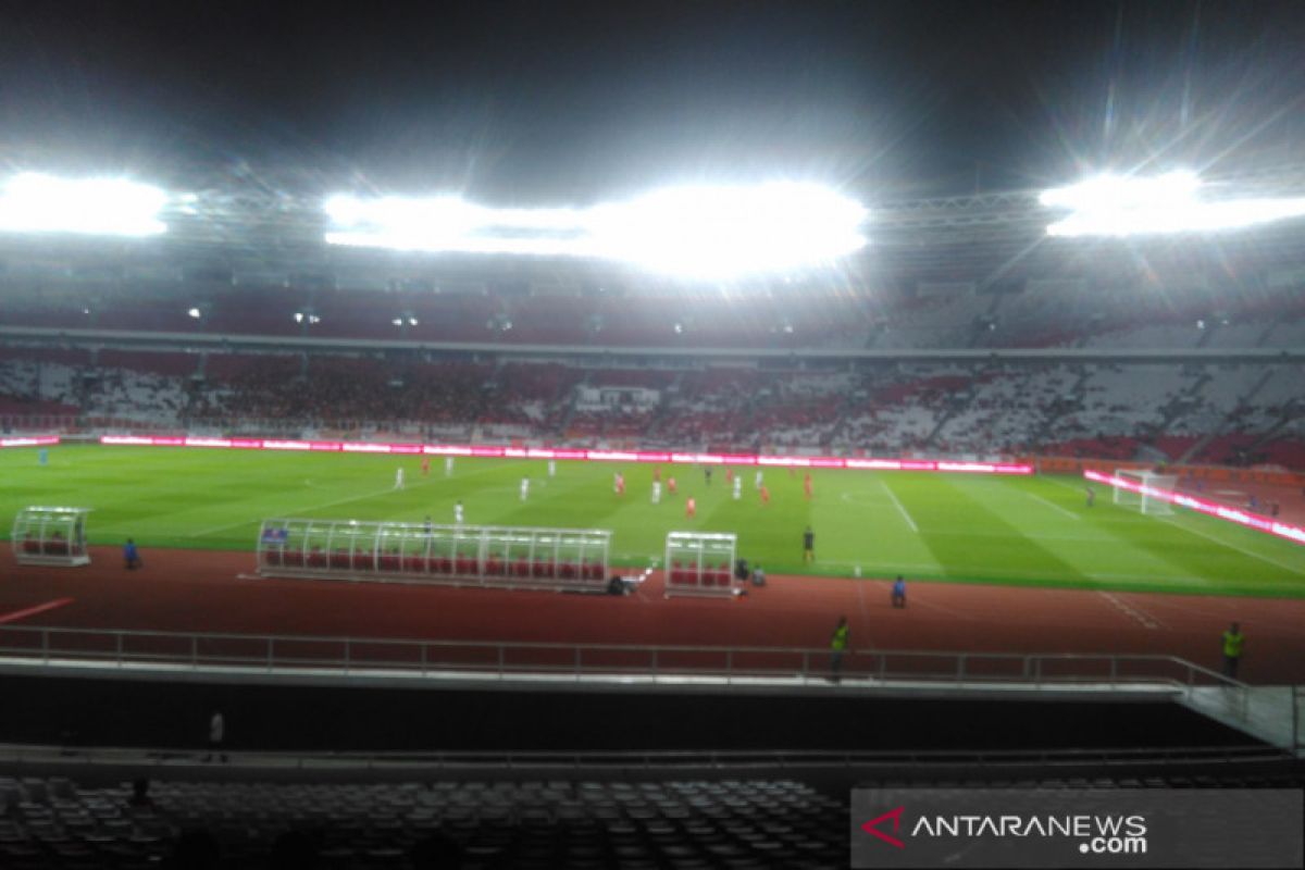 Persija Jakarta unggul empat gol atas Madura pada babak pertama