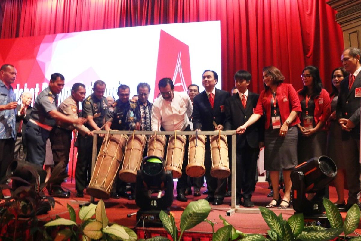 Melalui rakernas PSBI, lagu O..Tano Batak berkumbandang di tanah Melayu Kepri