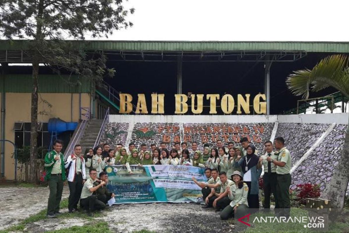 Mahasiswa Polbangtan Medan field trip ke perkebunan teh Bahbutong Sidamanik