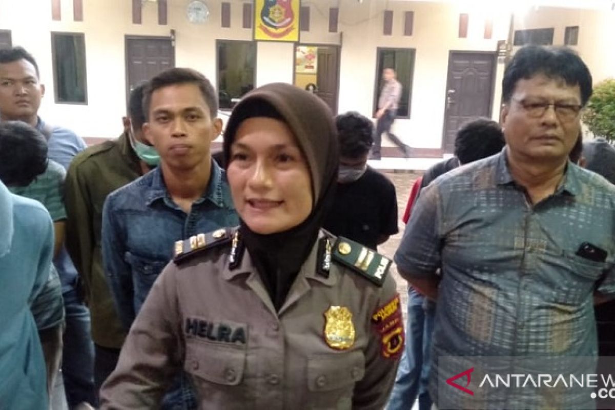 Polisi Jambi tangkap belasan pelaku pungli sopir truk