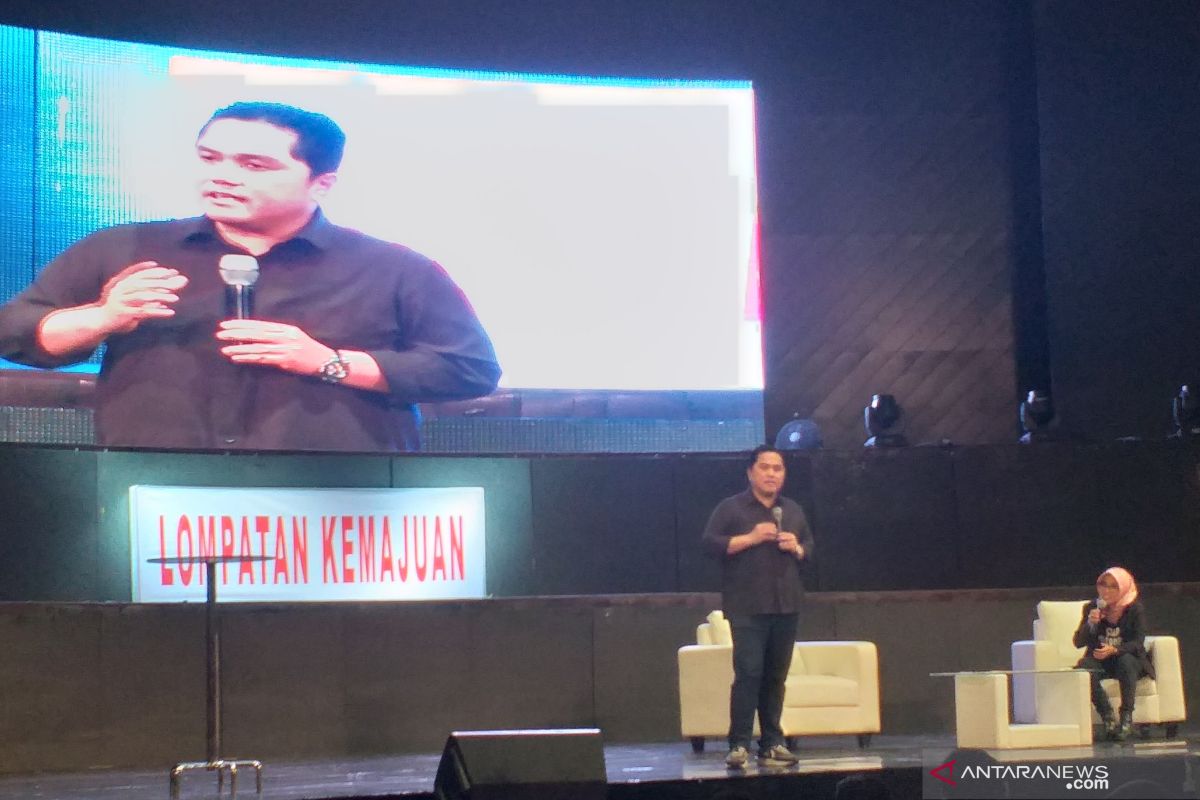 Erick Thohir harap milenial miliki kompetensi pimpin BUMN