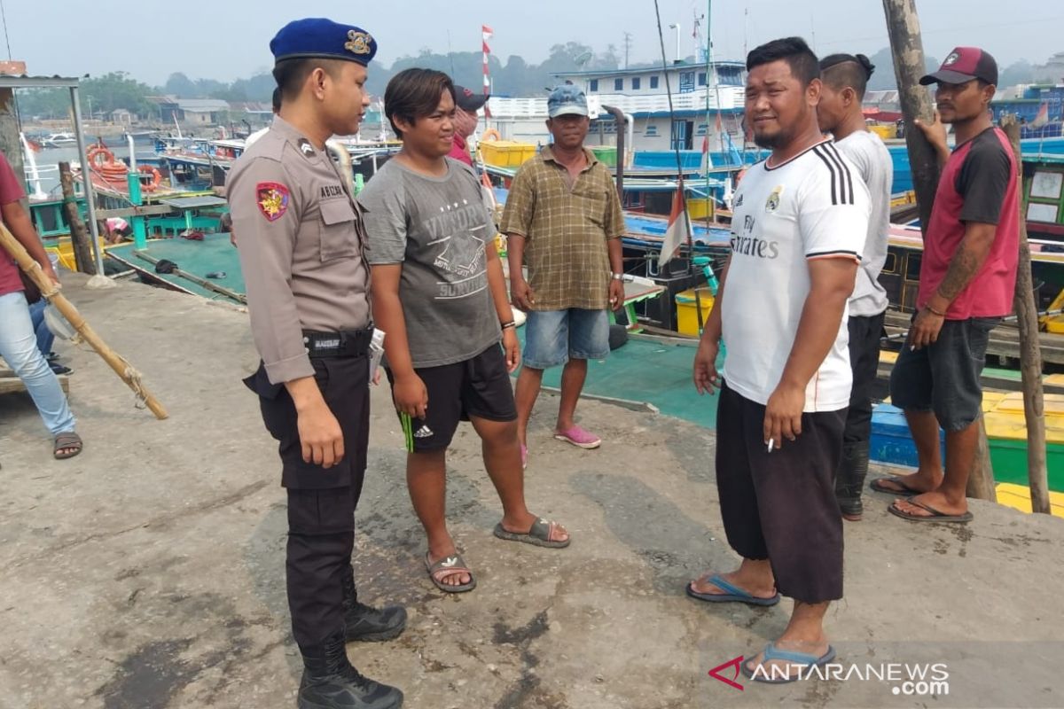 Polres Bangka Barat dorong warga pesisir aktifkan siskamling