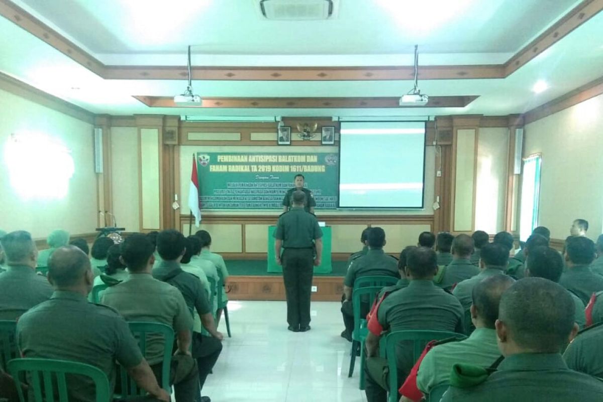 Kasdim Badung: waspadai bahaya komunis-radikal