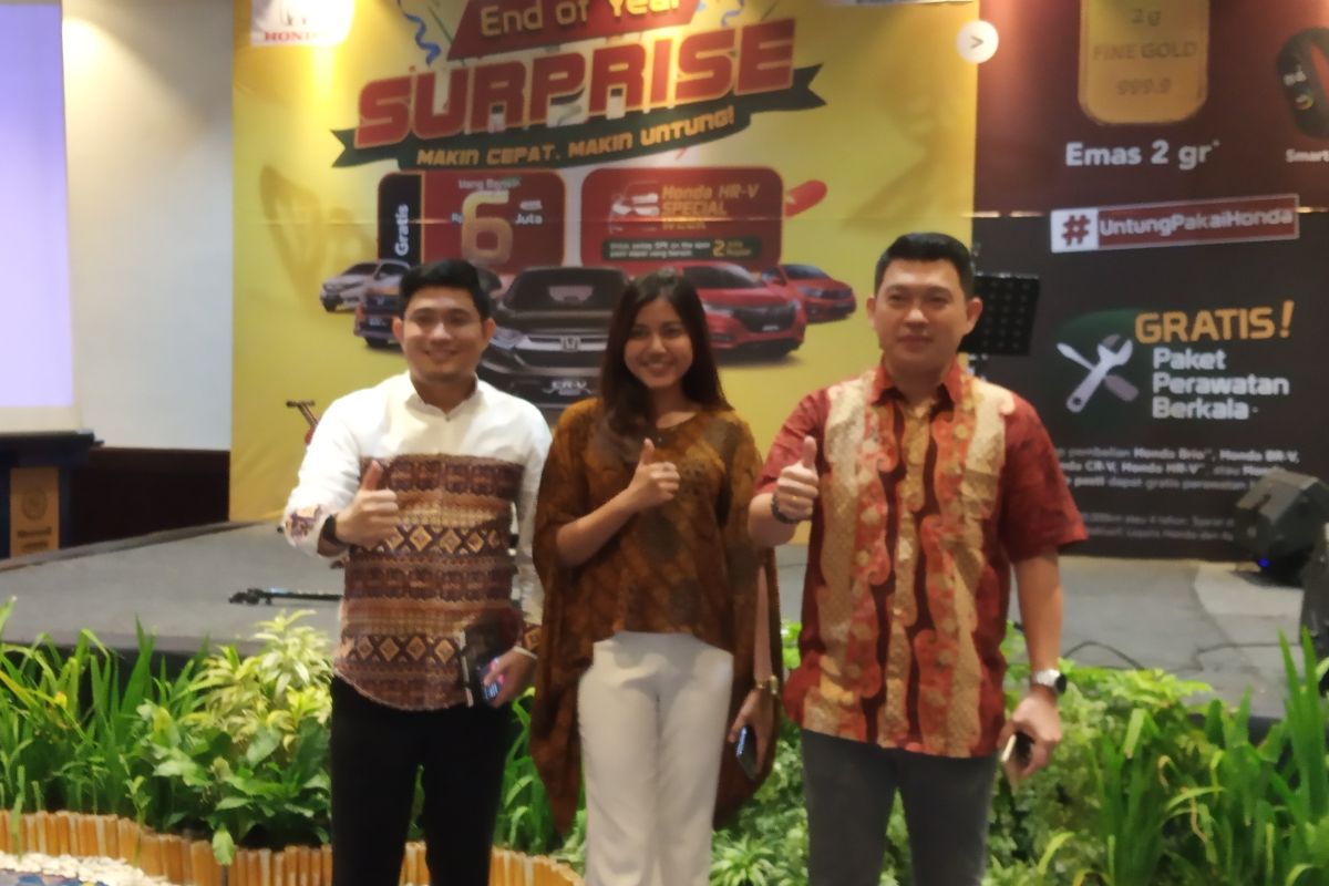 Penjualan mobil Honda di Lampung capai 1.700 unit