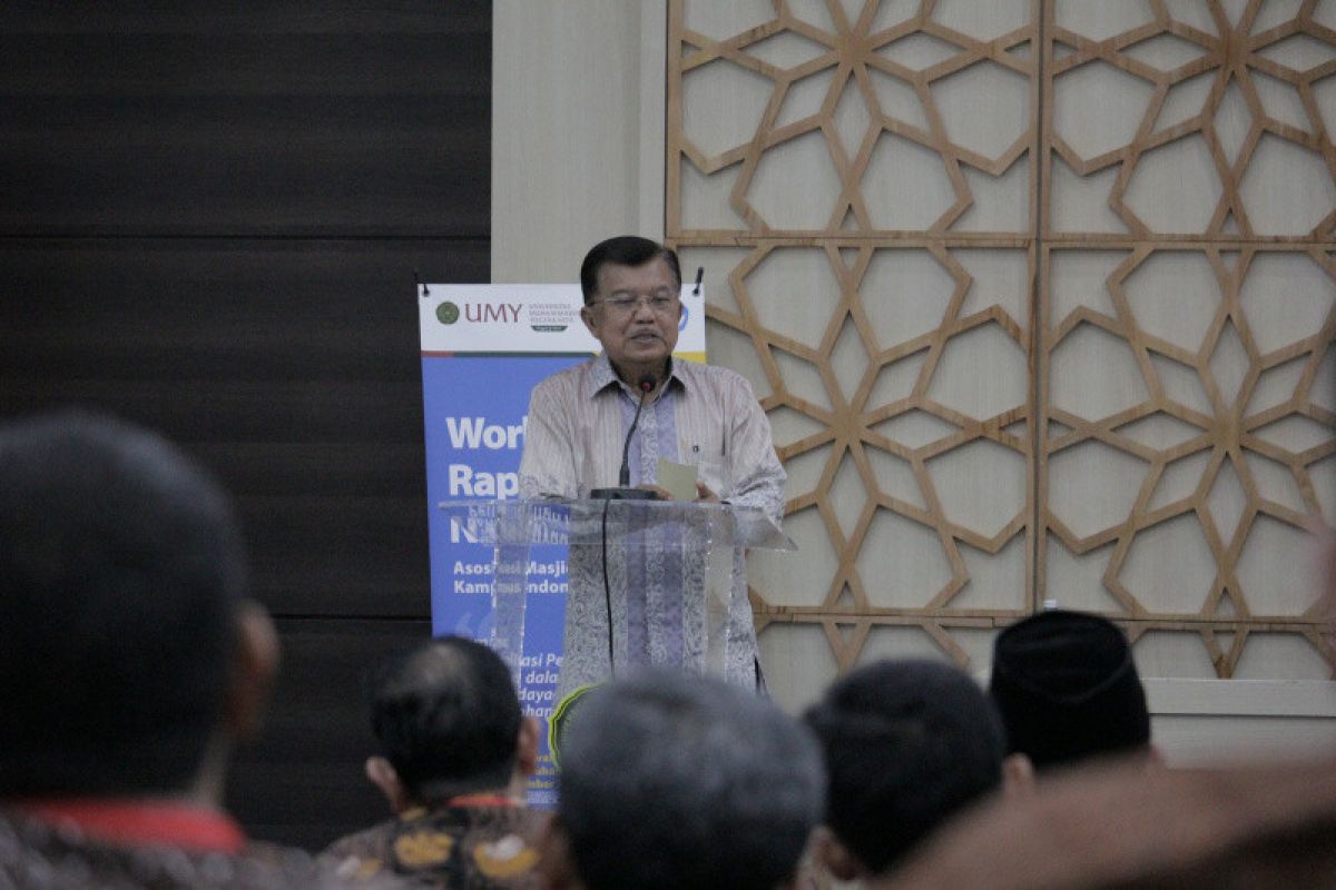 Jusuf Kalla dorong gerakan pemberdayaan ekonomi  melalui masjid