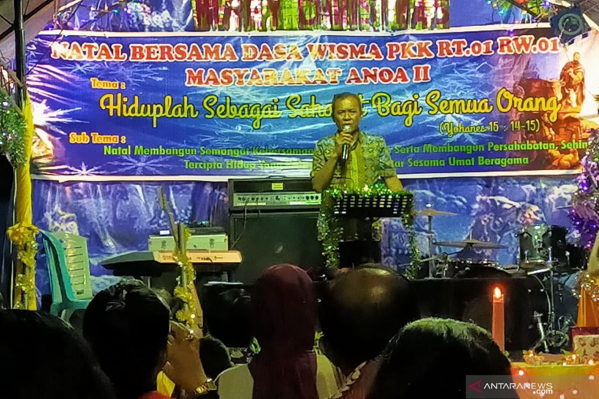 Wali Kota apresiasi Natal perdana warga Jalan Anoa