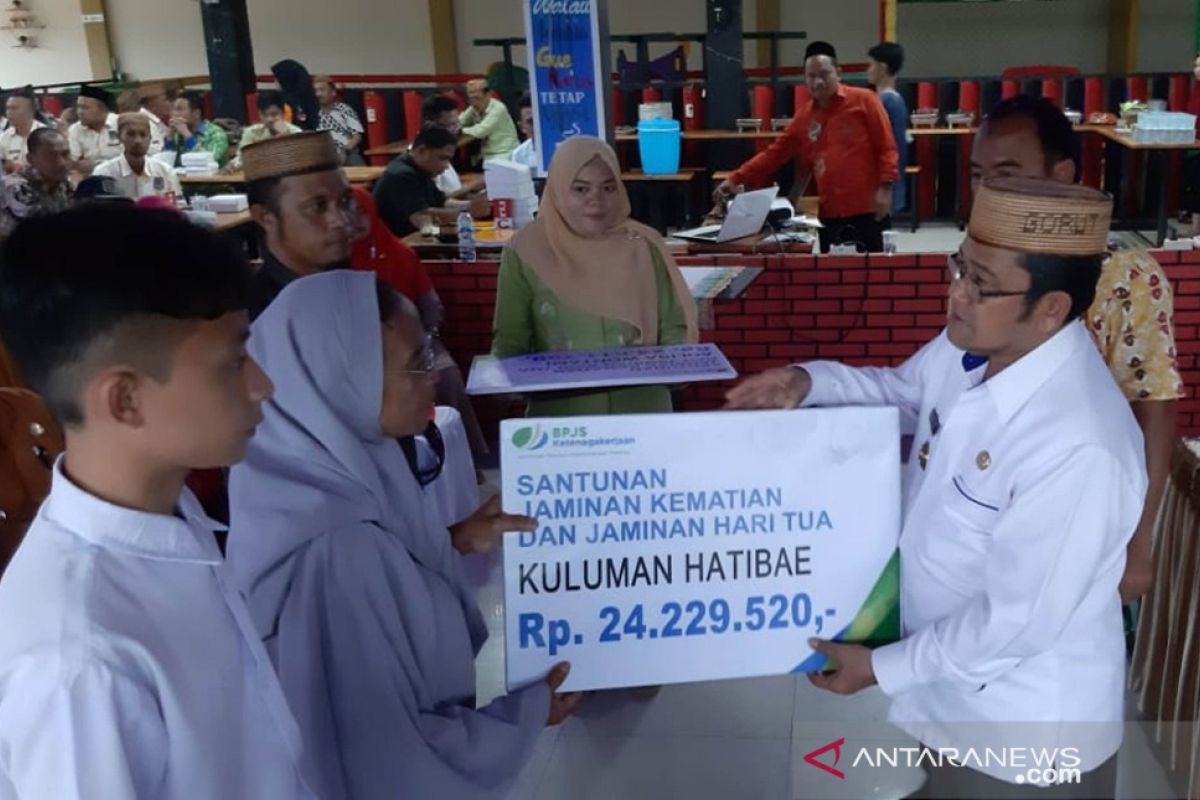 BPJamsostek Gorontalo rakorev bersama Pemdes Gorontalo Utara