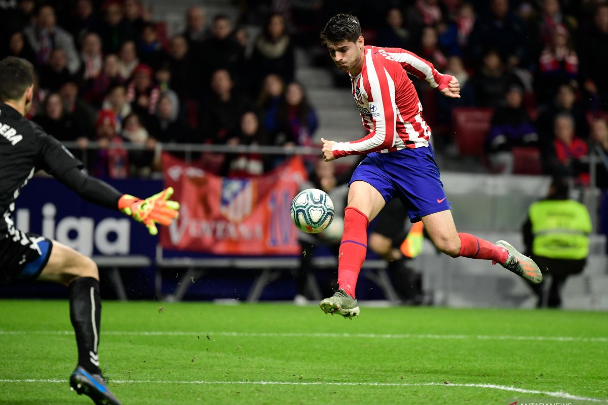 Liga Spanyol: Morata dan Saul antar Atletico ke peringkat keempat