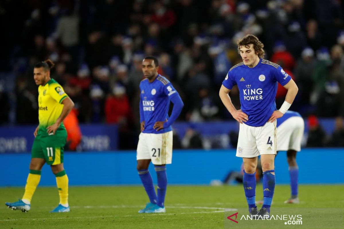 Norwich hentikan rekor kemenangan beruntun Leicester