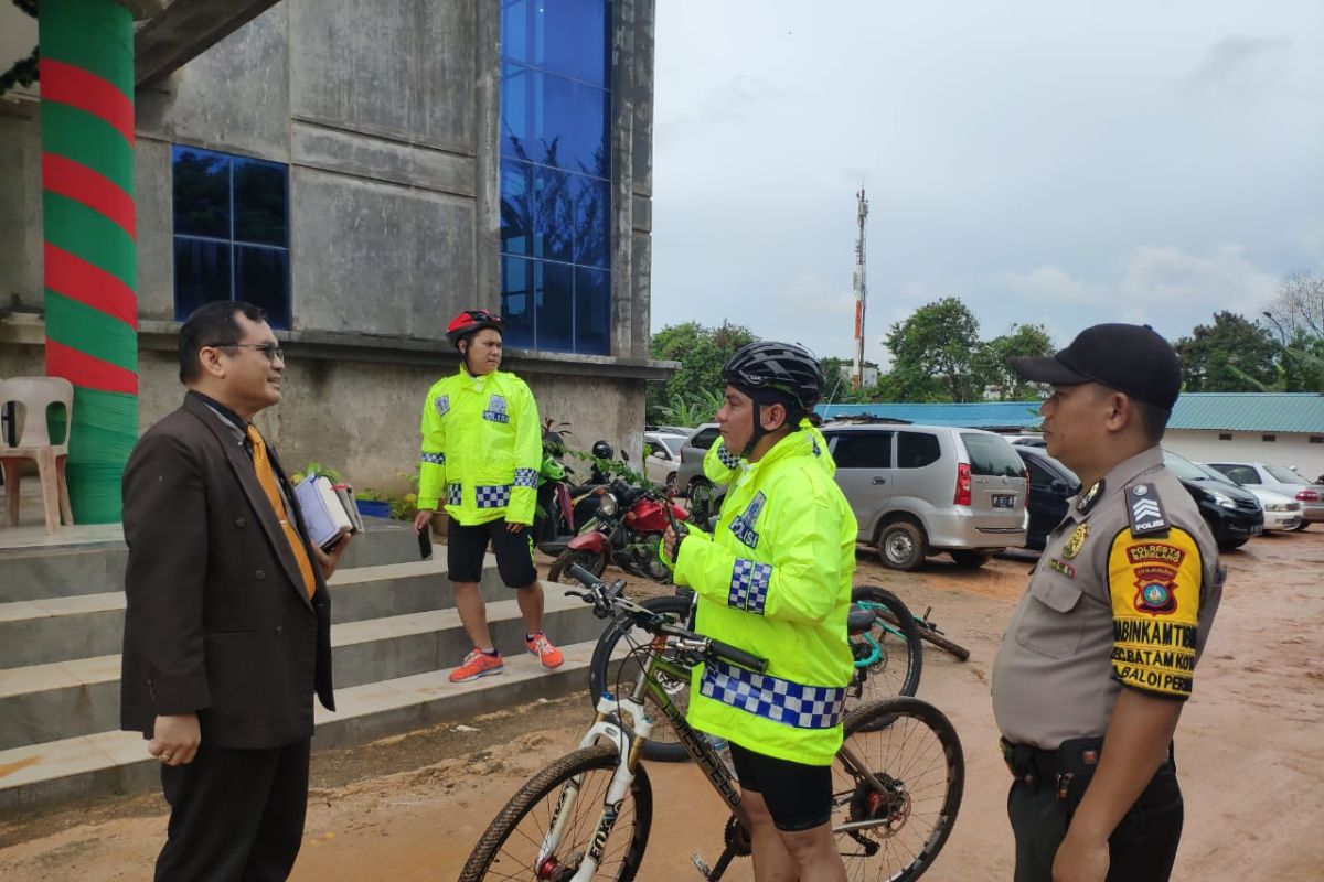 Kapolda Kepri cek kesiapan pengamanan Natal dan Tahun Baru