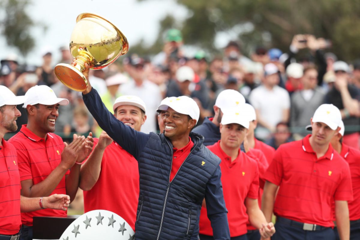 Tim golf AS taklukkan tim Internasional untuk menangi Piala Presiden