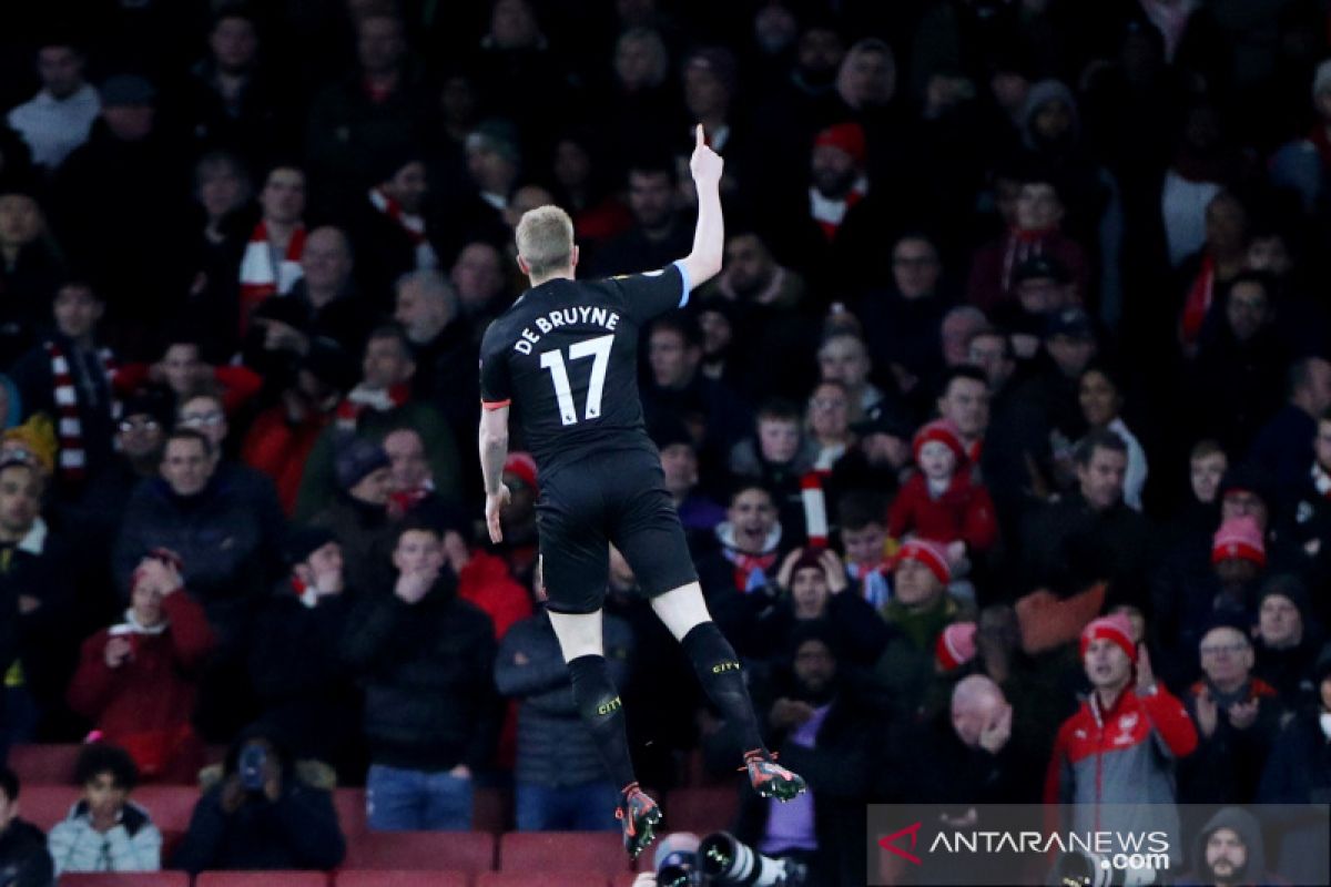 Kevin de Bruyne gemilang, Manchester City kubur Arsenal