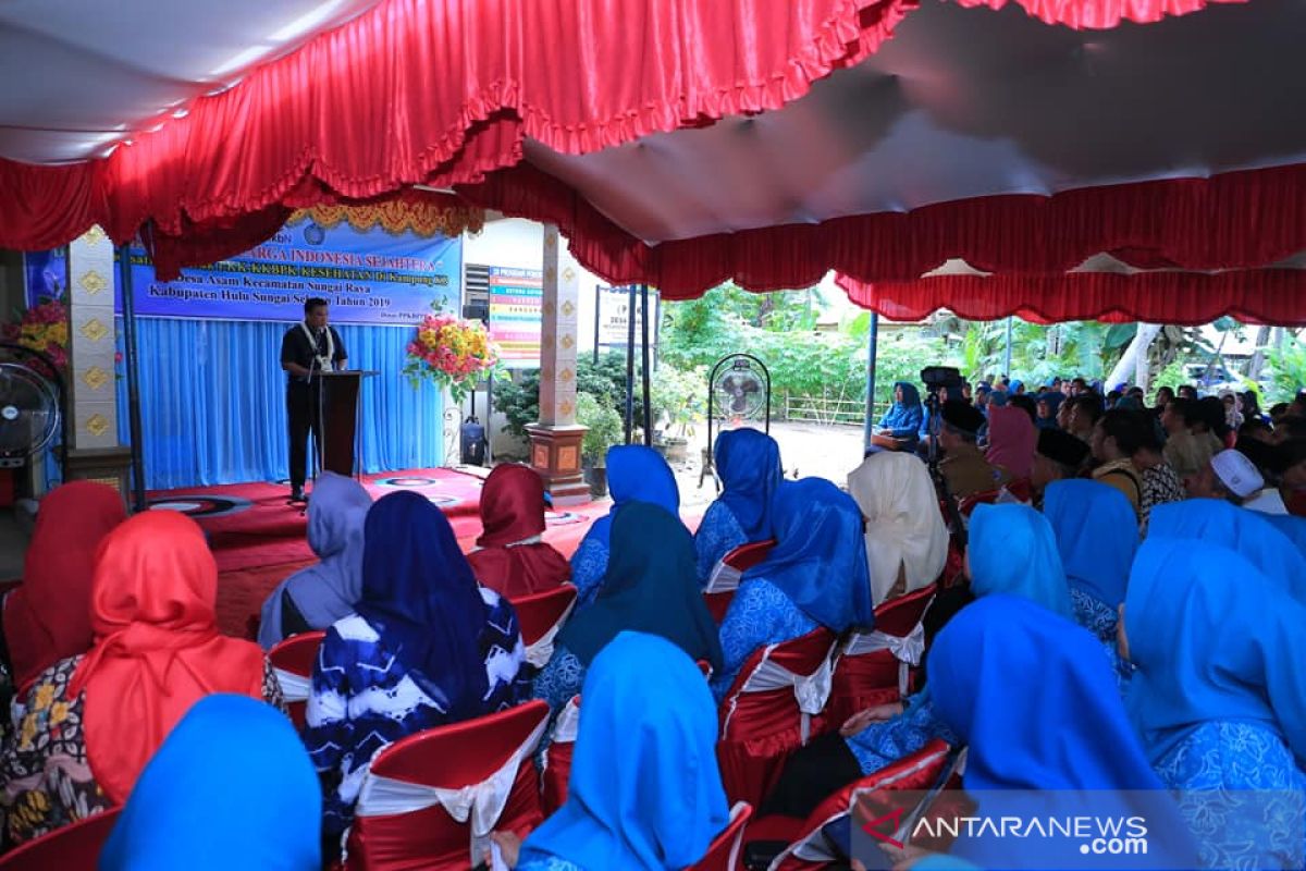 Desa Asam dinilai Pembinaan Kesatuan Gerak PKK-KKBPK-Kesehatan Tahun 2019