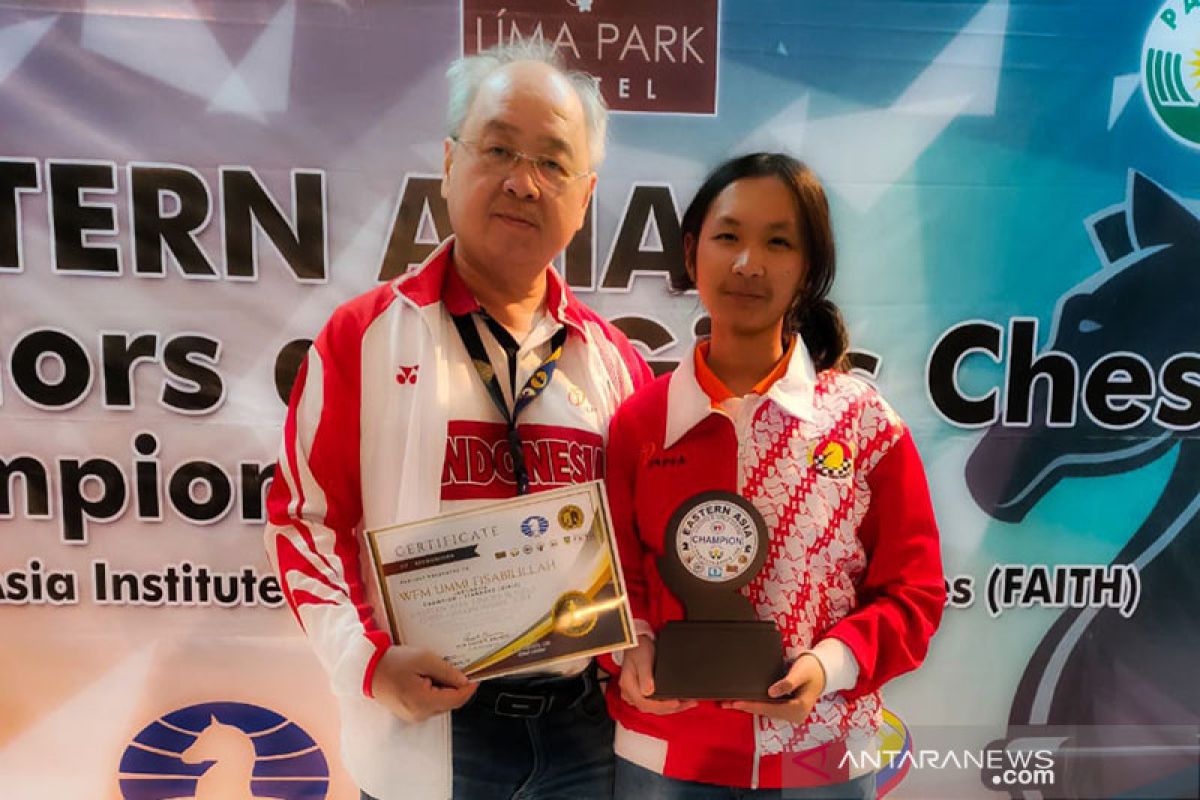 Pecatur Ummi Fisabilillah raih norma WGM usai juara junior Asia Timur