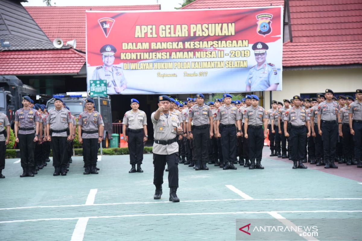 S Kalimantan Police on natural disaster preparedness