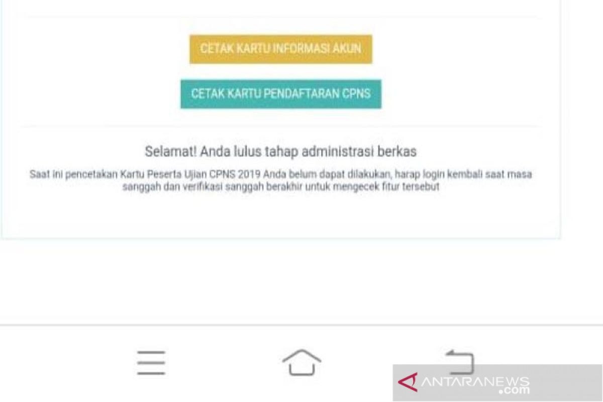 Aceh jaya umumkan hasil seleksi administrasi CPNS