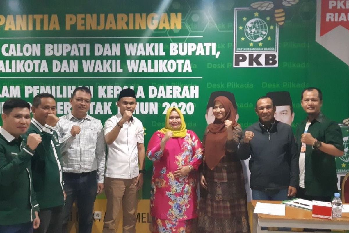 Wawancara di DPW PKB Riau, Kasmarni harap dukungan masyarakat Bengkalis