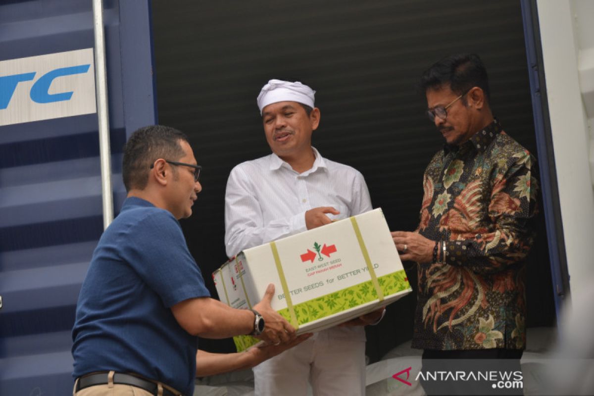 Mentan melepas ekspor benih hortikultura ke sejumlah negara