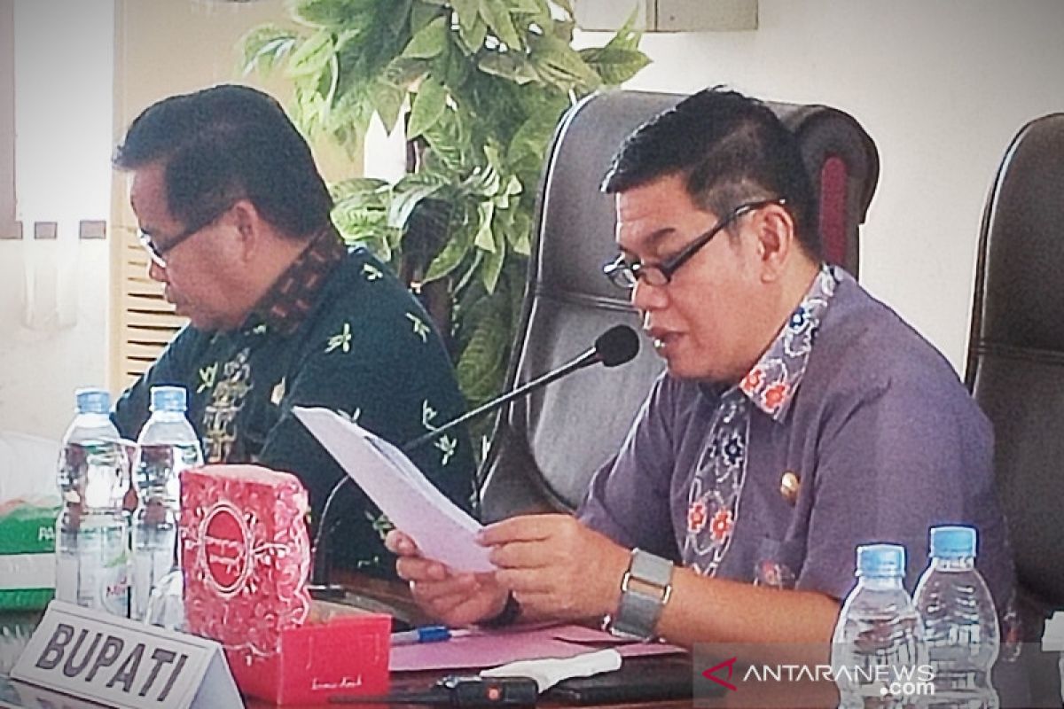 Bupati Barito Timur ingatkan SOPD perhatikan serapan anggaran