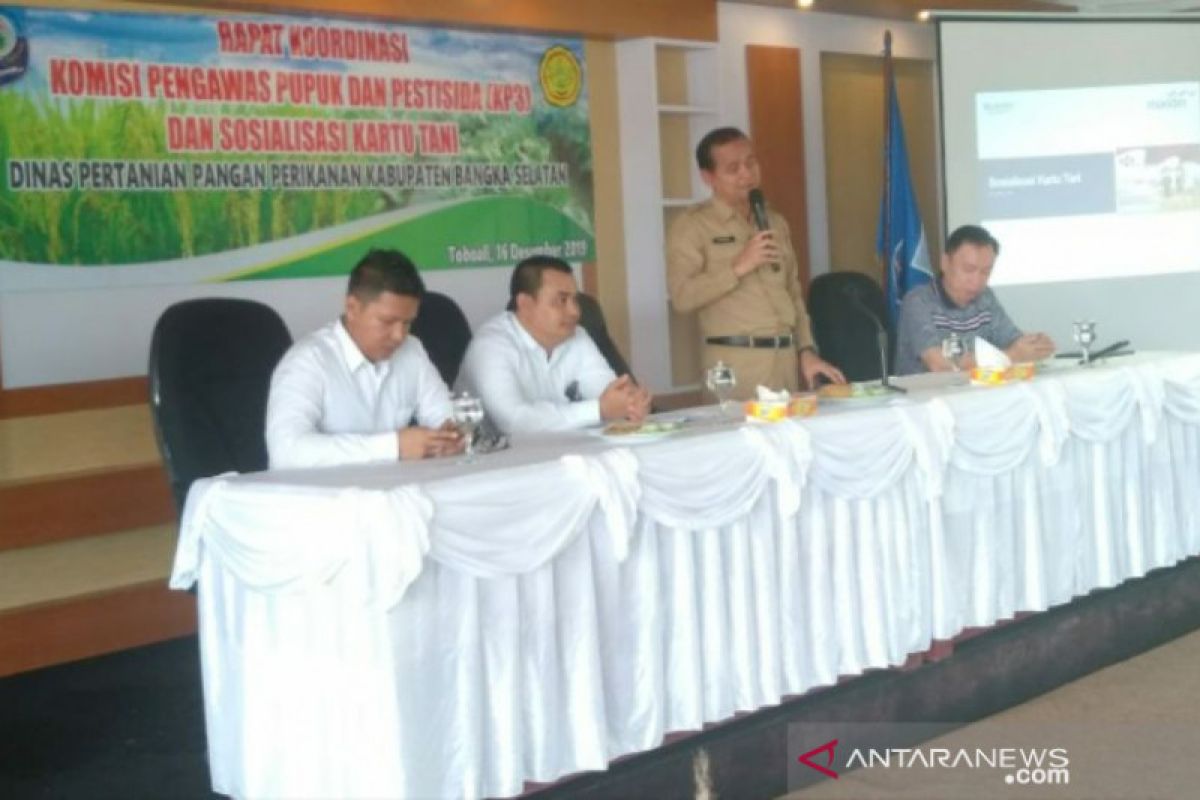 Pemkab Bangka Selatan evaluasi distribusi pupuk bersubsidi