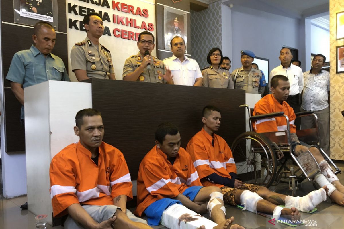 Empat tahanan Polresta Malang Kota yang kabur , ditangkap