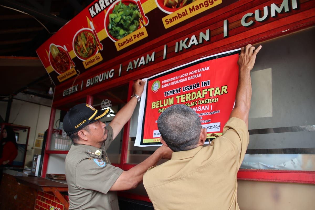 Pemkot Pontianak tertibkan tempat usaha tidak bayar pajak